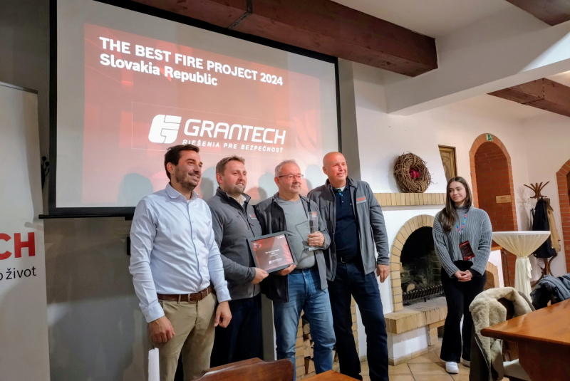 Aktuality / Ocenenie Fire Project of the Year 2024 pre GRANTECH - foto Aktuality / Ocenenie Fire Project of the Year 2024 pre GRANTECH - foto