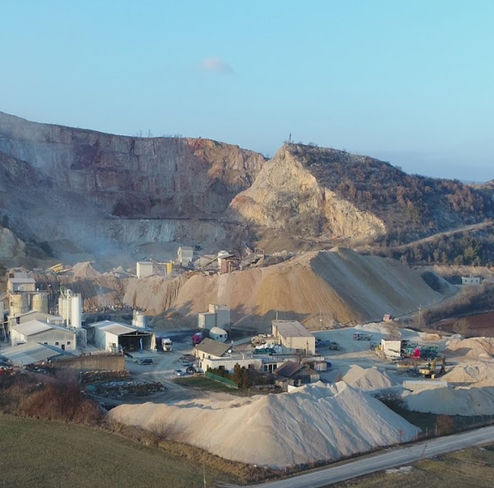 Lom Hosťovce - the IP camera system in the quarry in Hostovce