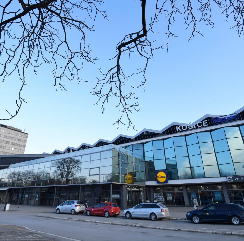 Railway station in Košice